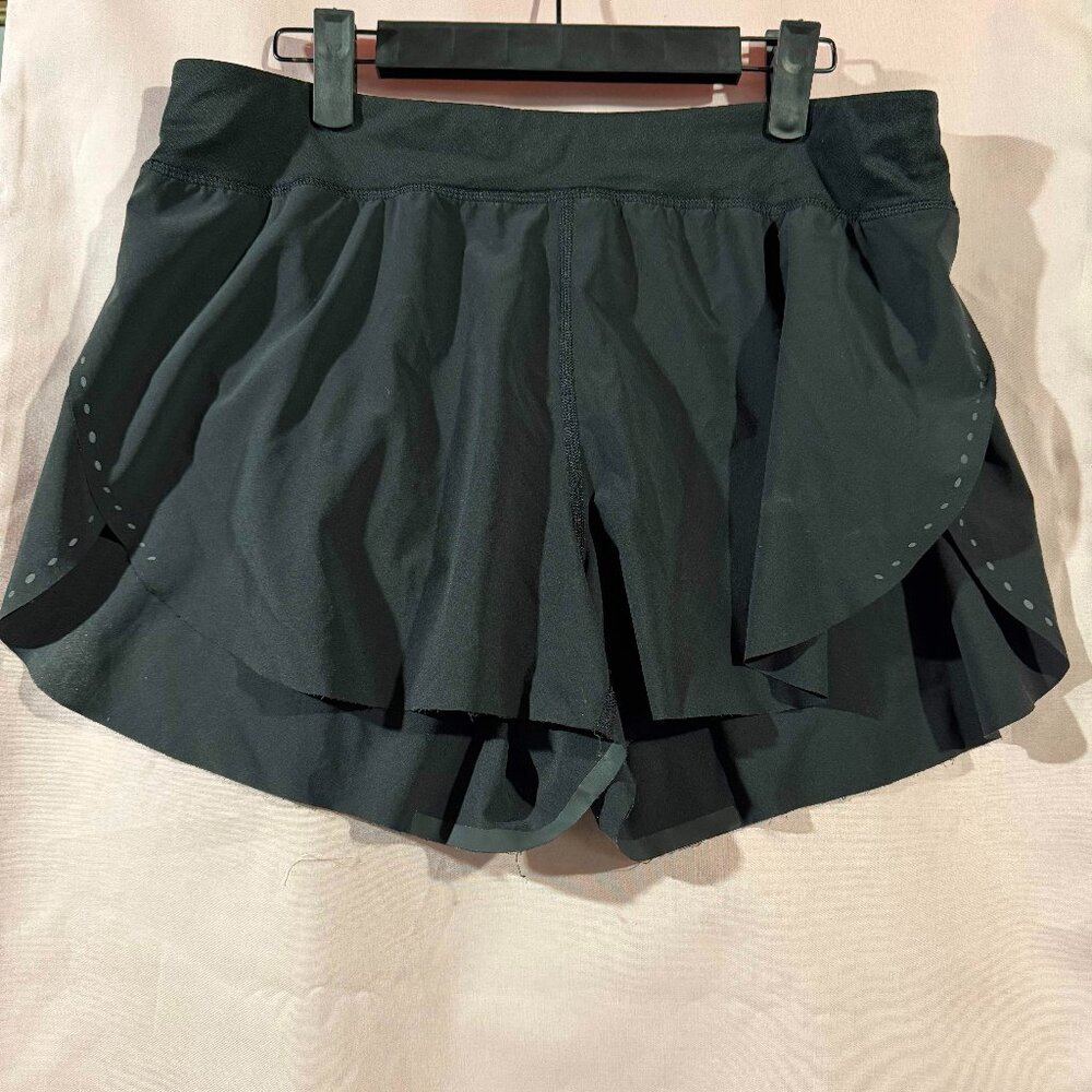 Lululemon black fast and free short